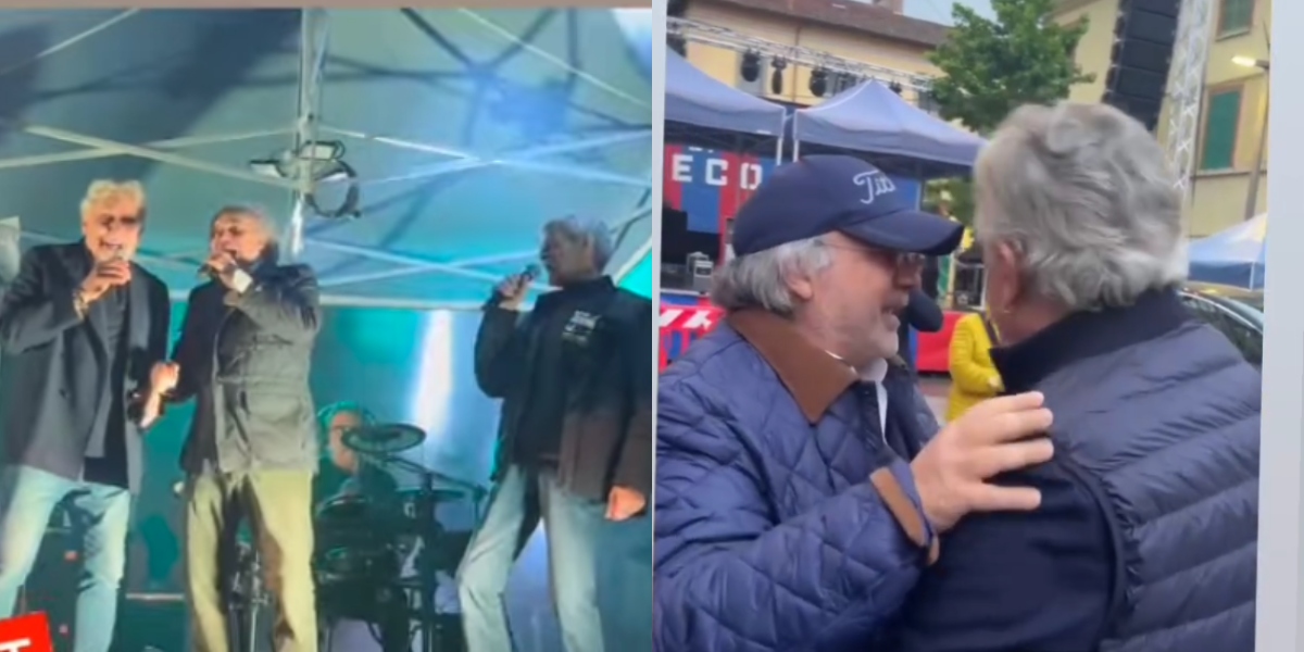 Gigi Sammarchi e Andrea Roncato riuniti a Castel Bolognese insieme a Jerry Cala’