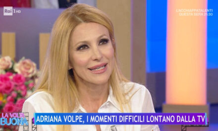 Adriana Volpe: “Ho un ricordo meraviglioso della Carrà, un’artista che amava valorizzare i talenti. Marcello Cirillo? Un amico vero che mi ha sempre sostenuta”