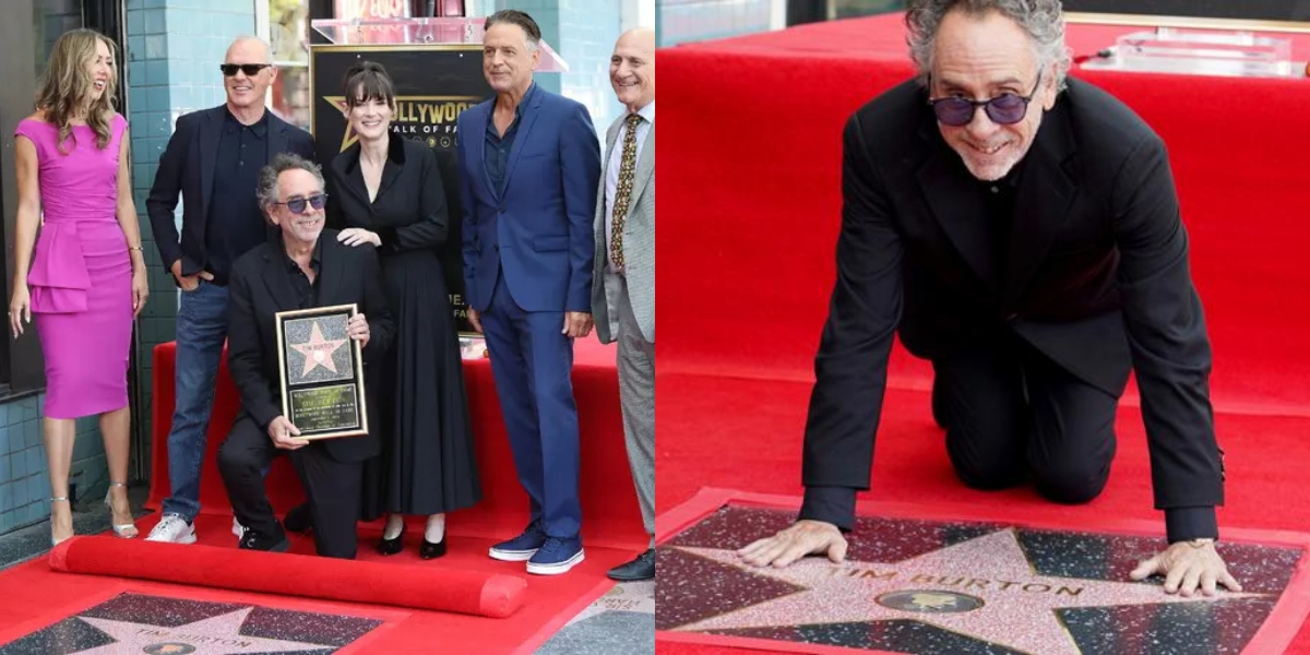 Tim Burton riceve la stella sulla Hollywood Walk of Fame, Winona Ryder: “La tua amicizia è un regalo enorme”