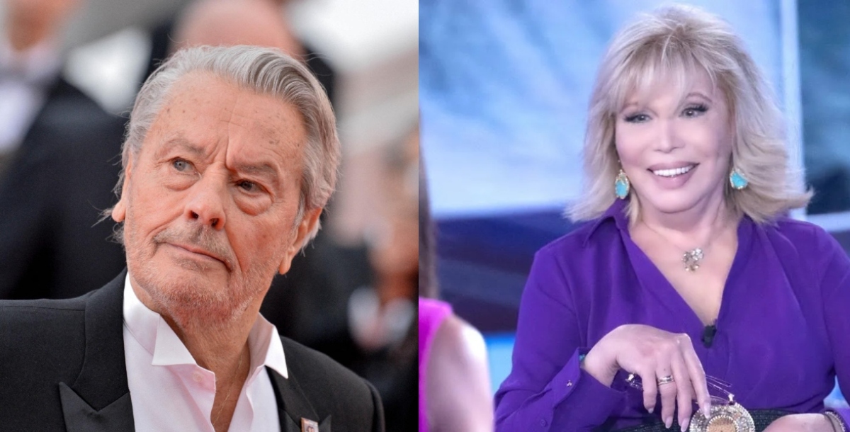 Amanda Lear ricorda Delon: “Con me è sempre stato un signore, quando ci incontravamo parlavamo di arte”