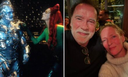 Uma Thurman e Arnold Schwarzenegger, Mr. Freeze e Poison Ivy di nuovo insieme: è reunion Batman & Robin