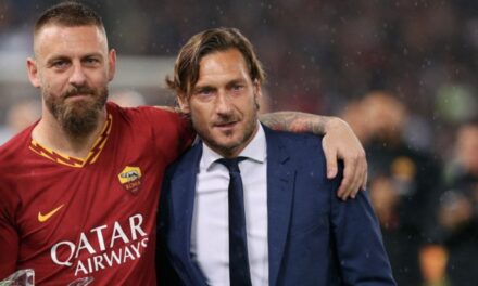 Totti: “De Rossi? È il parafulmine. Per lui darei un braccio per farlo stare bene e tranquillo. Rischia di fare la fine di Mourinho”