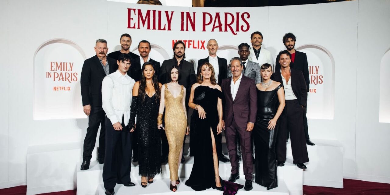 Netflix, le foto della première globale di Emily in Paris 4 Parte 2 a Roma