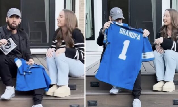 Eminem diventerà nonno, la figlia Hailie è incinta: l’annuncio nel video della nuova canzone