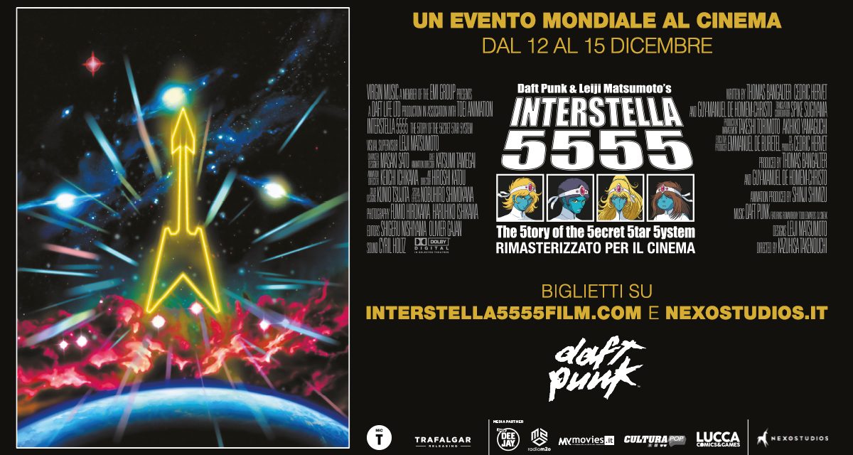 Daft Punk & Leiji Matsumoto’s Interstella 5555: The 5tory of the 5ecret 5tar 5ystem al cinema in 4K