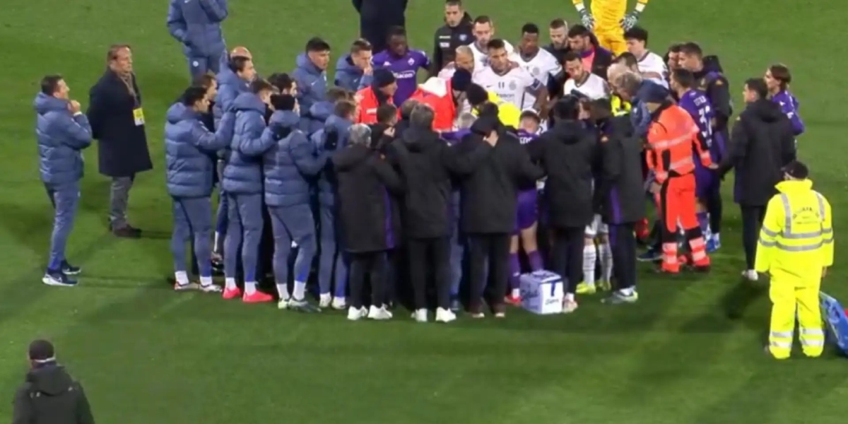 Fiorentina-Inter, malore in campo per Bove: partita sospesa