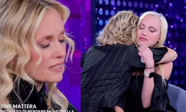 Justine Mattera: “Ho rischiato di perdere mia sorella. Ho sofferto tanto. Ero la figlia sana, sono stata un po’ abbandonata. La nostra famiglia è stata sconvolta”