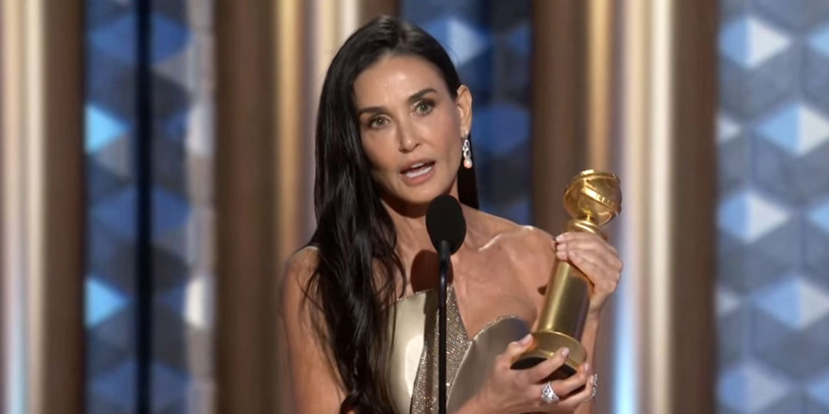 Golden Globe, Demi Moore vince come miglior attrice in una commedia: “Ho pensato che la mia carriera fosse finita”